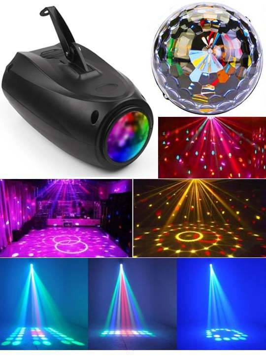 Комплект со светодиодным диско-шаром BOOMBOX LED 3D