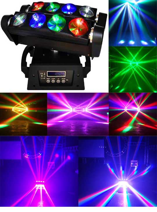 Вращающаяся голова SUPERMAX SPYDER DMX-512