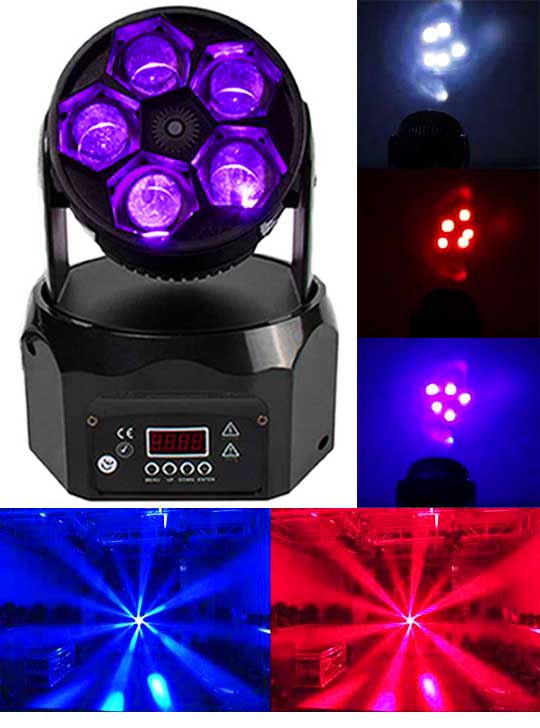 Вращающаяся голова SUPERMAX BEAM DMX-512
